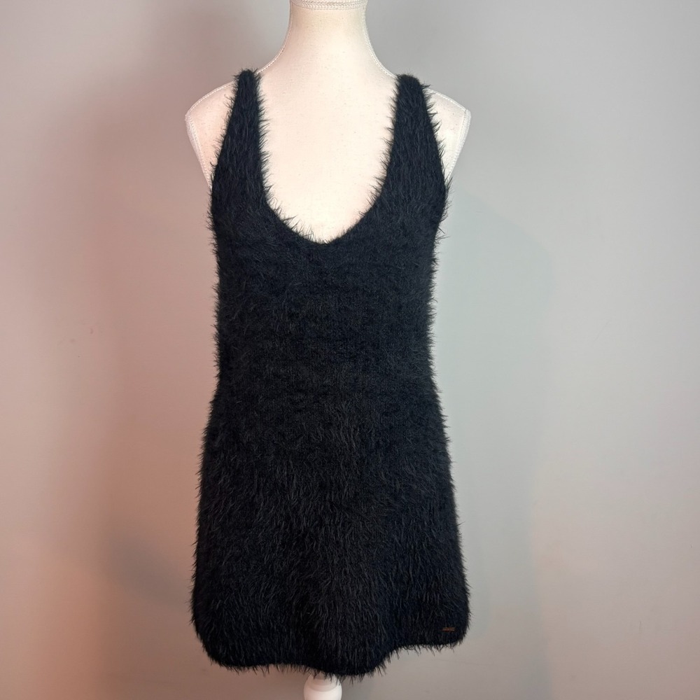 Savage X Fenty Too Plus Sweater Slip Womens Black Dress sz‎ Large (12-14) Sexy
